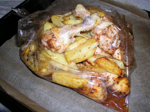 Fırın Poşetinde Patates Tarifi ve Malzemeleri