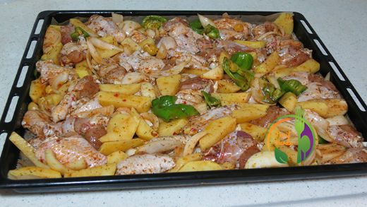 Fırında Kanat Patates Tarifi ve Malzemeleri