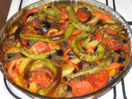 Fırında Patates Patlıcan Tarifi ve Malzemeleri