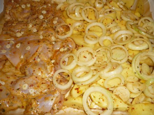 Fırında Soğanlı Patates Tarifi ve Malzemeleri