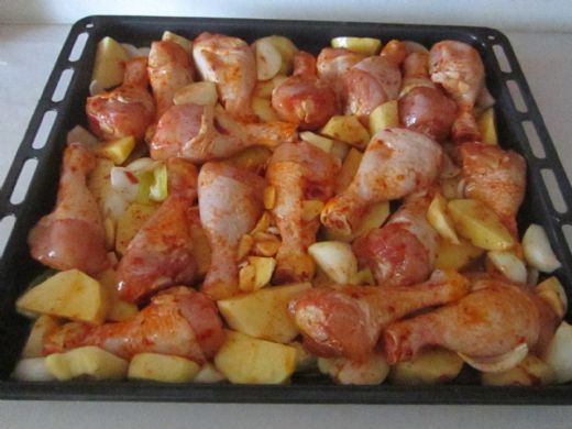 Fırında Tavuk Baget Patates Tarifi ve Malzemeleri